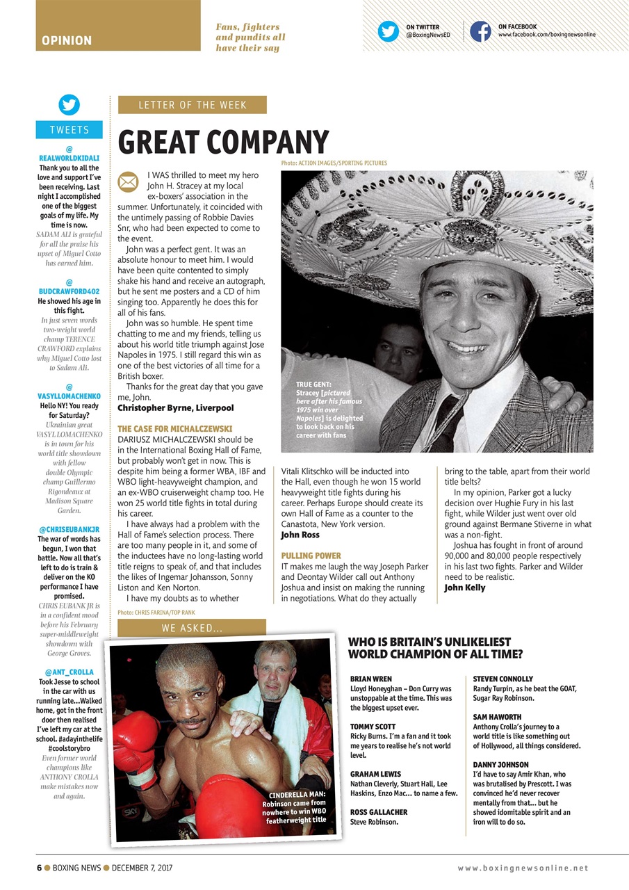 Boxing News Preview Pages