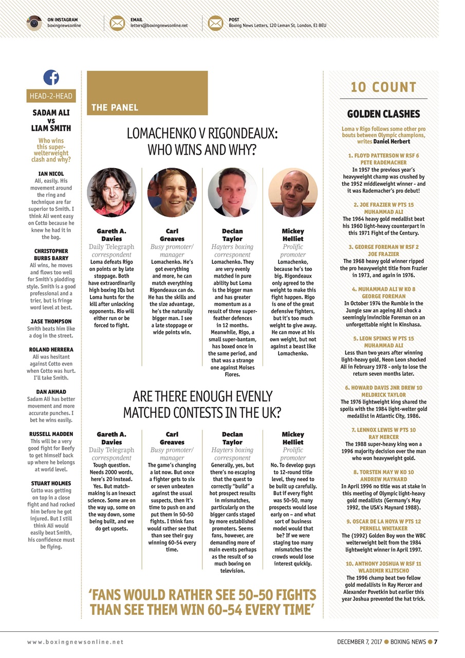 Boxing News Preview Pages