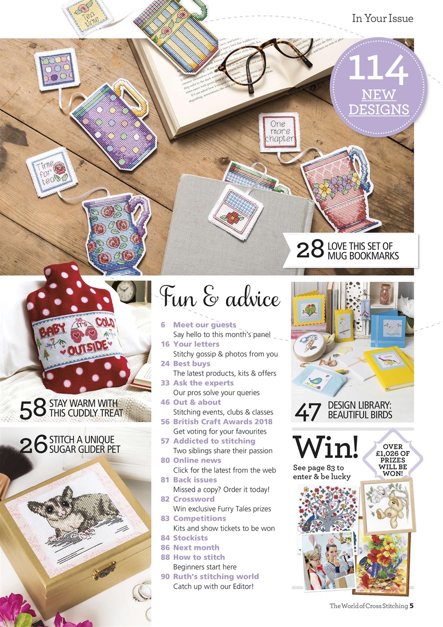 The World of Cross Stitching Preview Pages