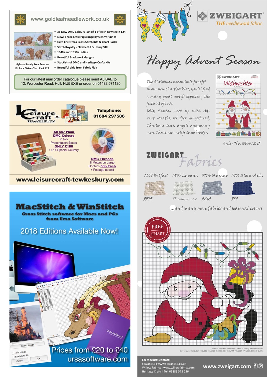 The World of Cross Stitching Preview Pages