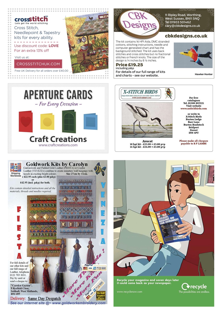 The World of Cross Stitching Preview Pages