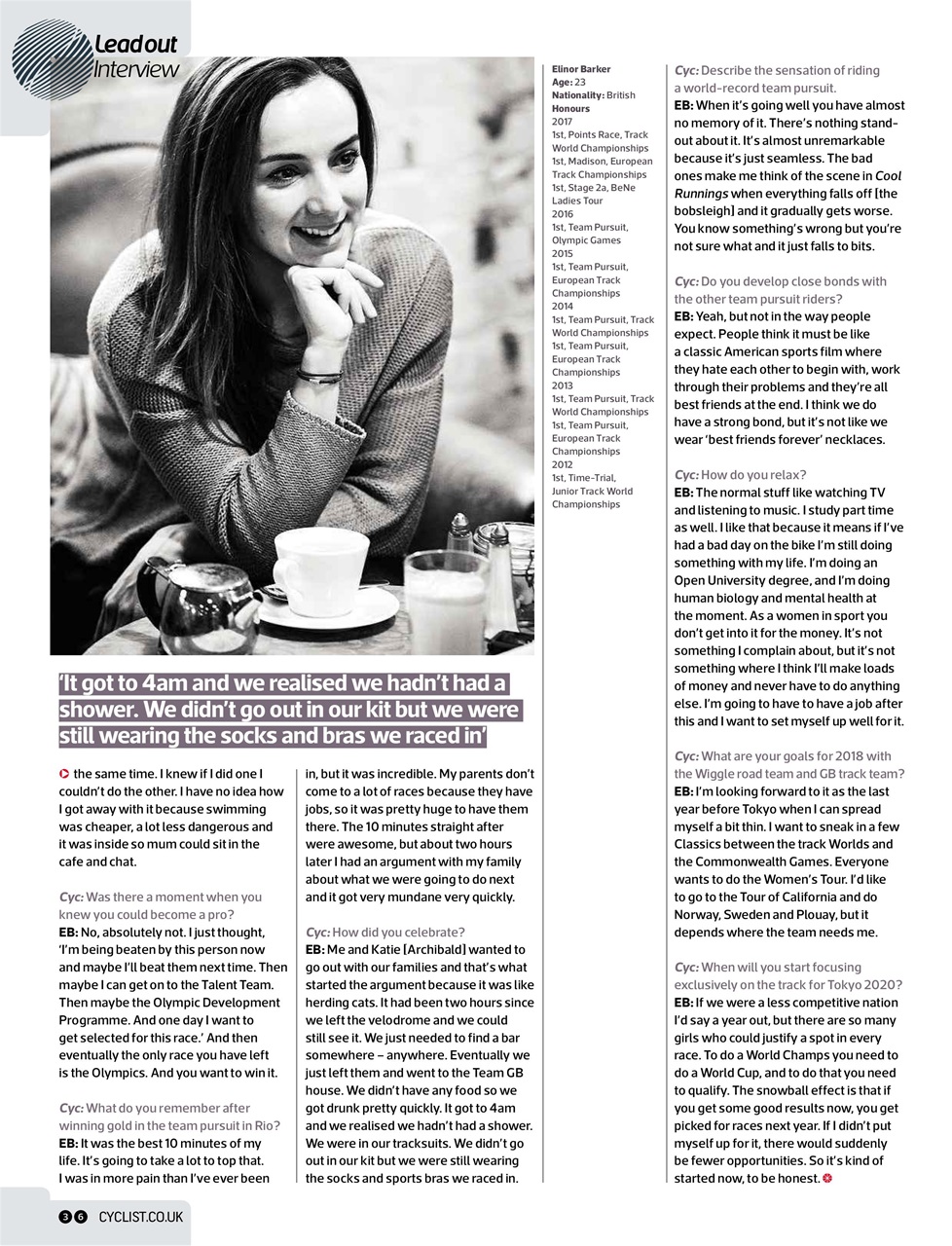 Cyclist Preview Pages