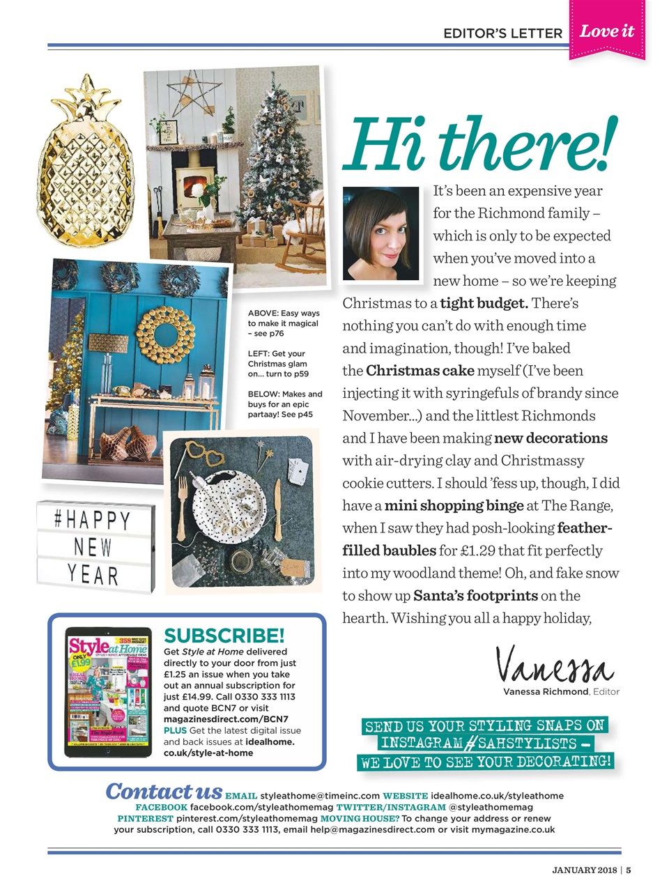 Style at Home Preview Pages