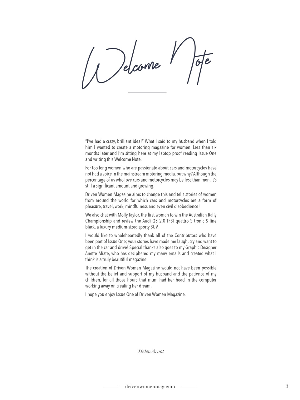 Driven Women Magazine Preview Pages