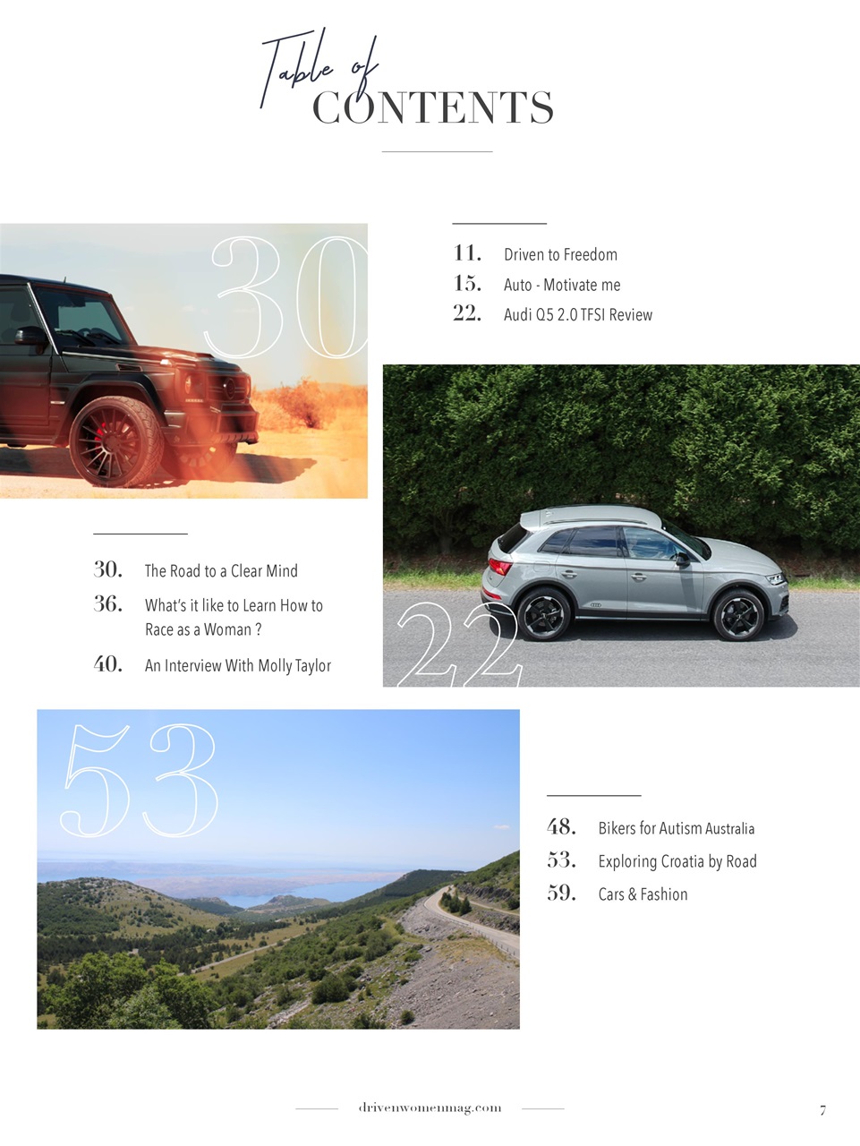 Driven Women Magazine Preview Pages