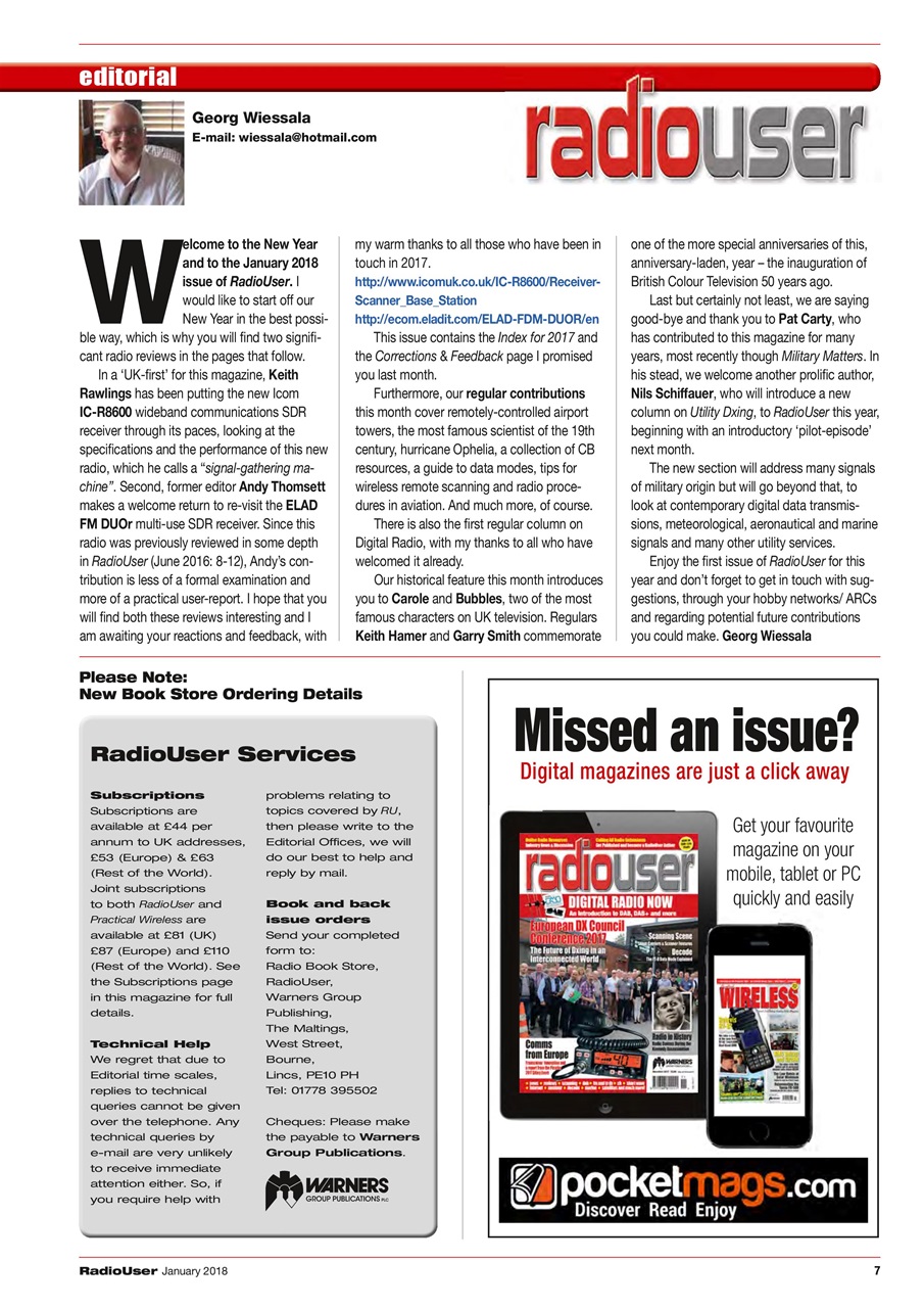 Radio User Preview Pages