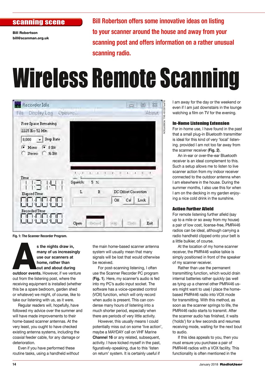 Radio User Preview Pages