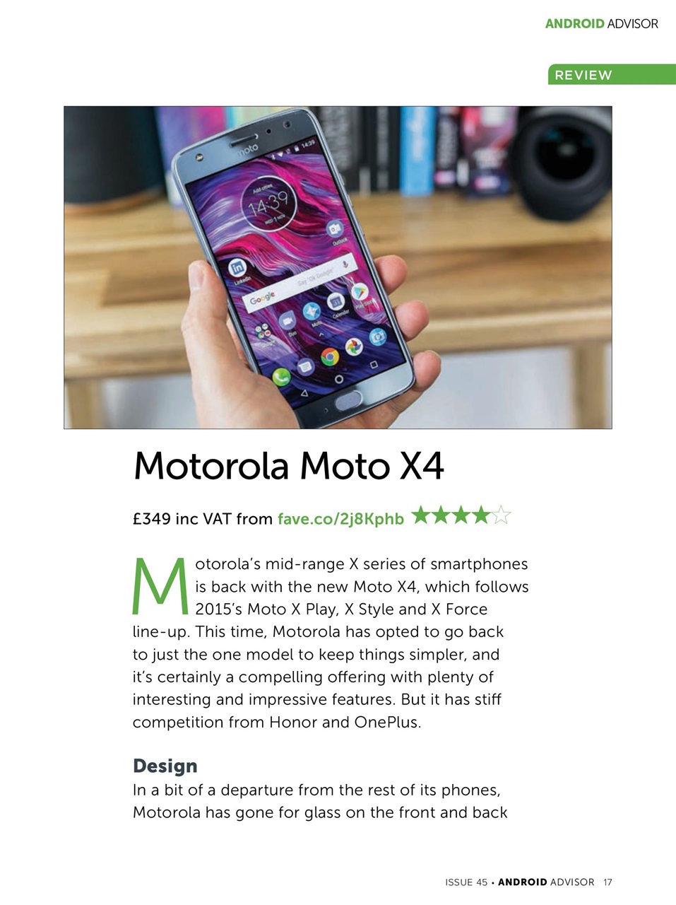 Android Advisor Preview Pages