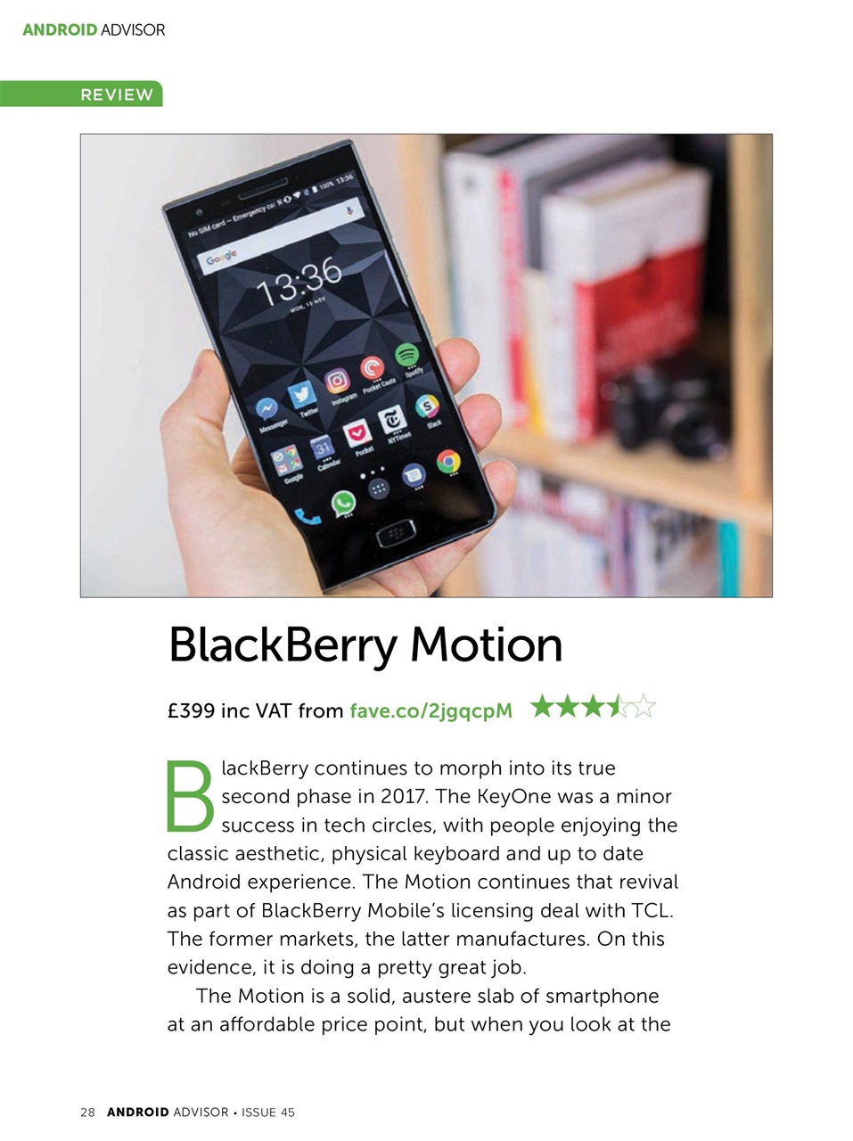 Android Advisor Preview Pages