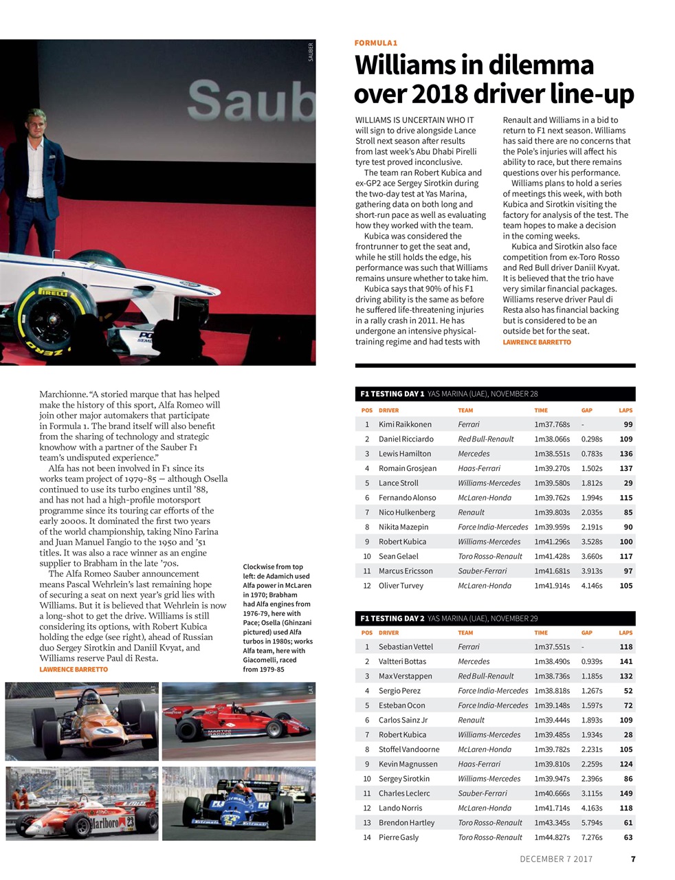 Autosport Preview Pages