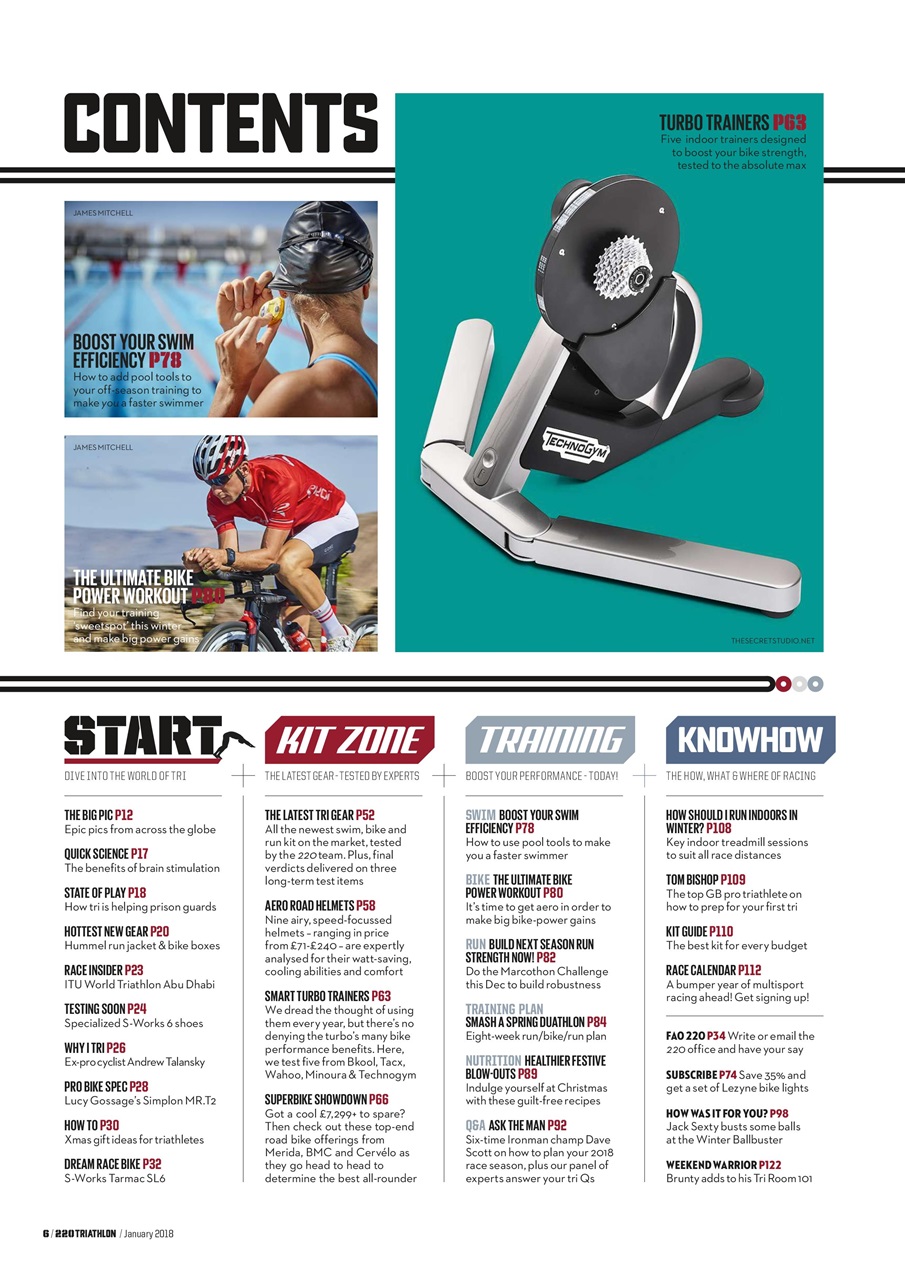 220 Triathlon Magazine Preview Pages