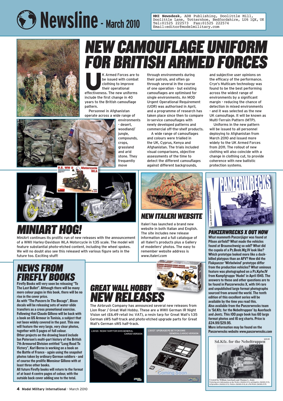 Model Military International Preview Pages
