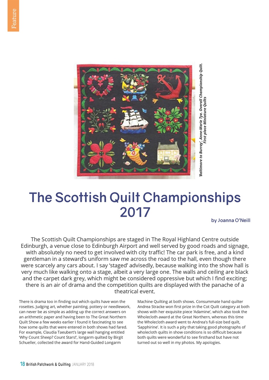 Patchwork and Quilting Preview Pages