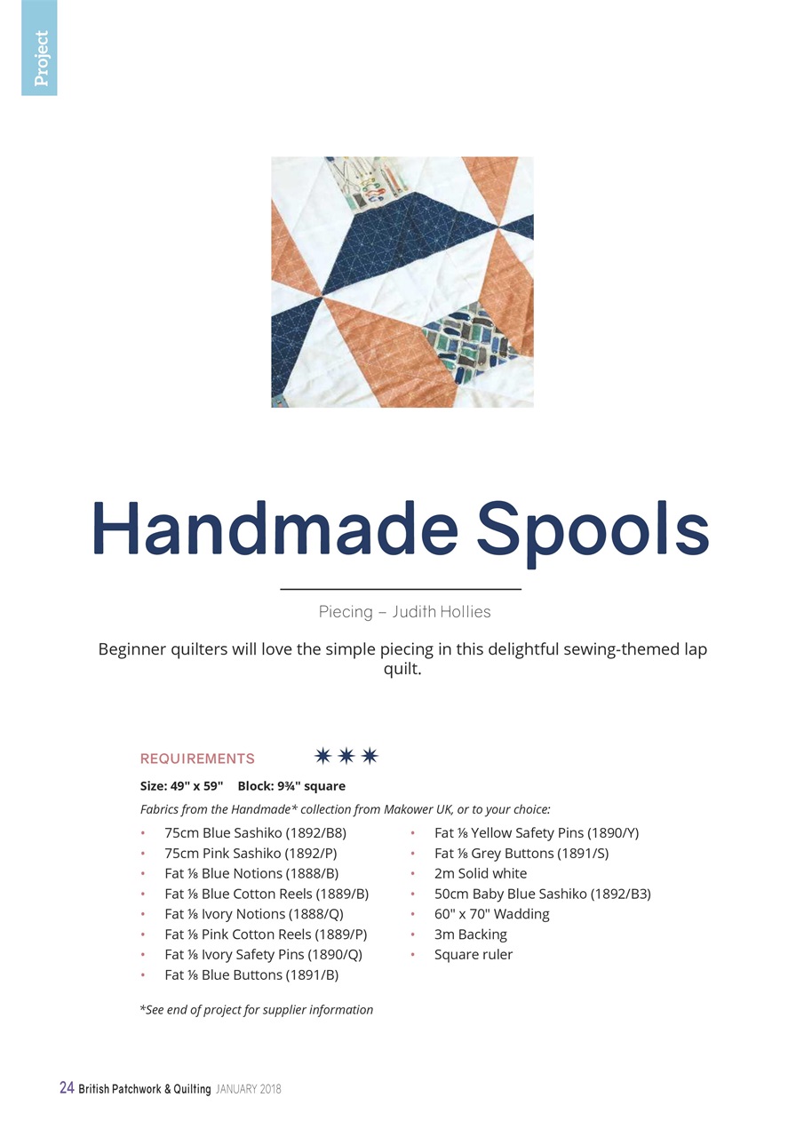 Patchwork and Quilting Preview Pages