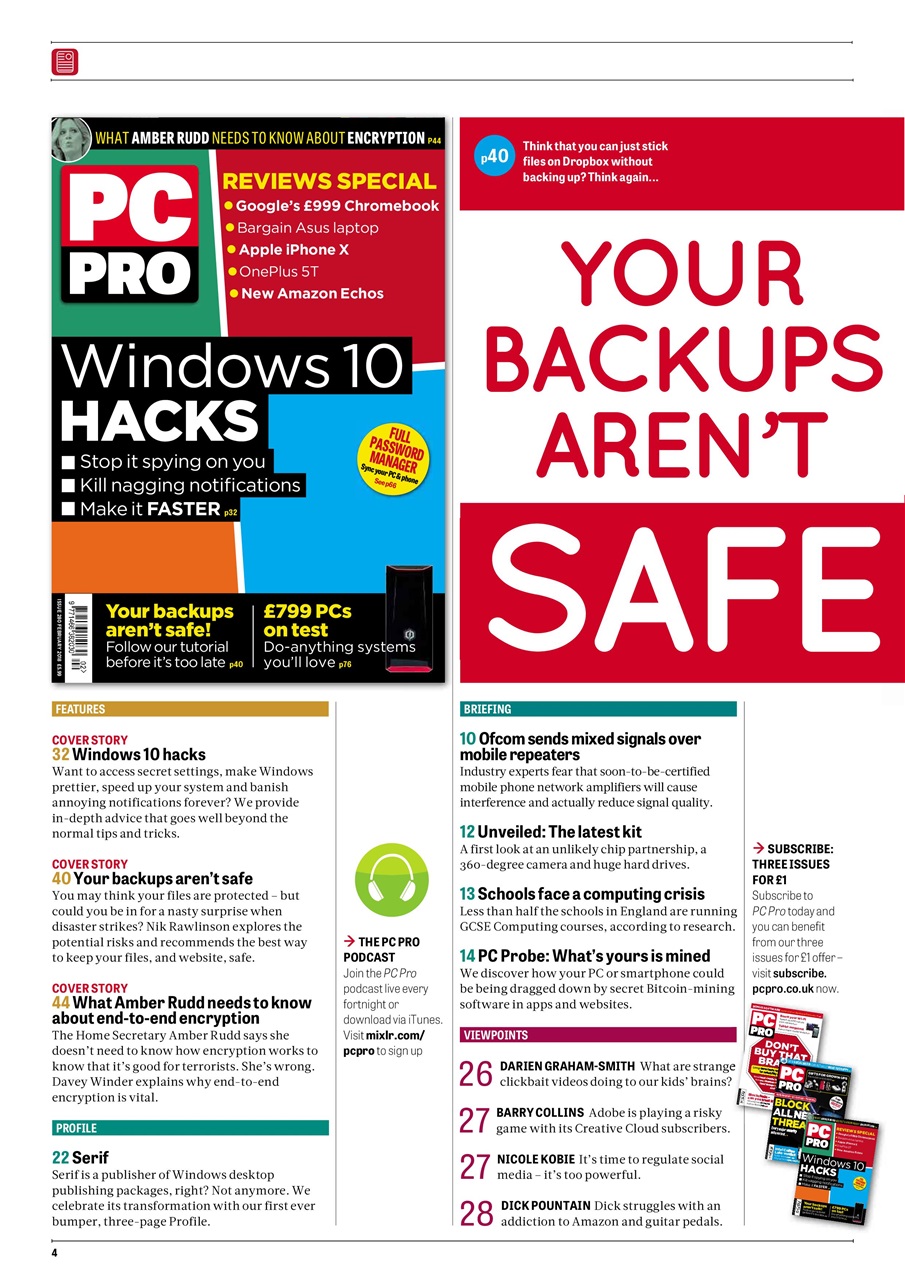 PC Pro Preview Pages