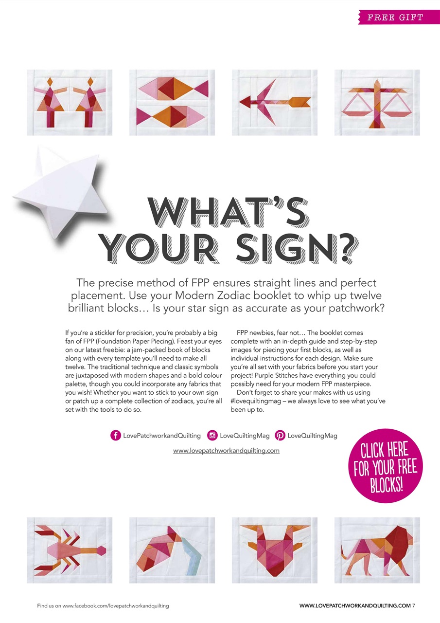 Love Patchwork & Quilting Preview Pages