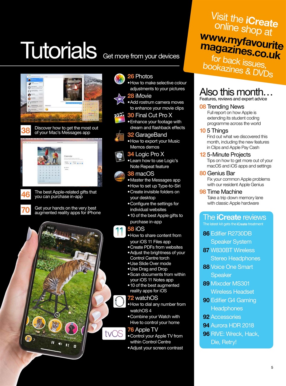 iCreate Preview Pages
