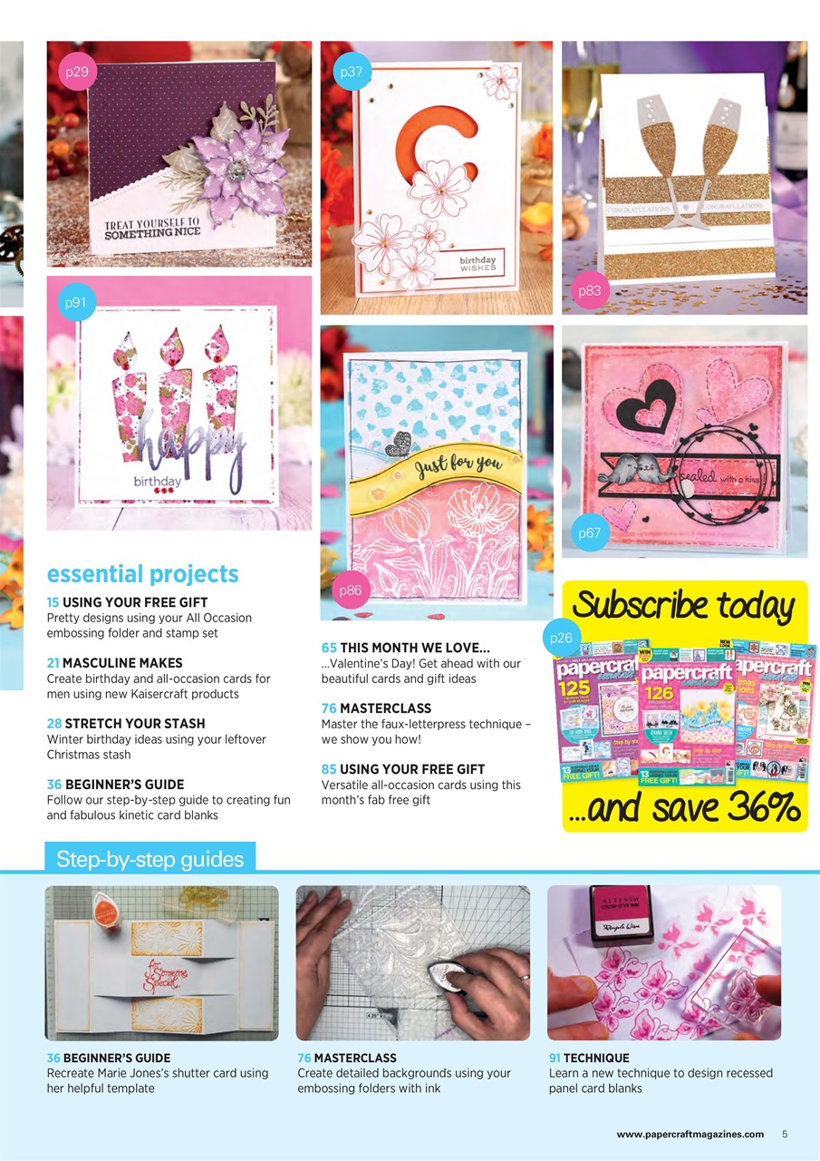 Papercraft Essentials Preview Pages