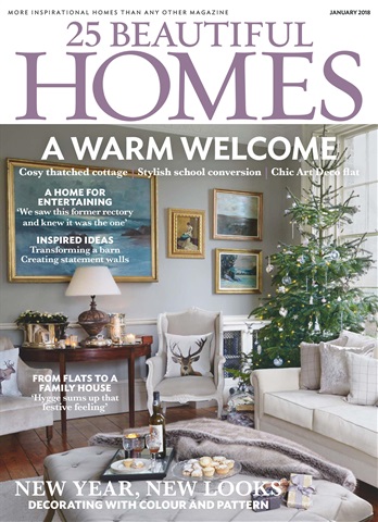 25 Beautiful Homes issue January 2018
