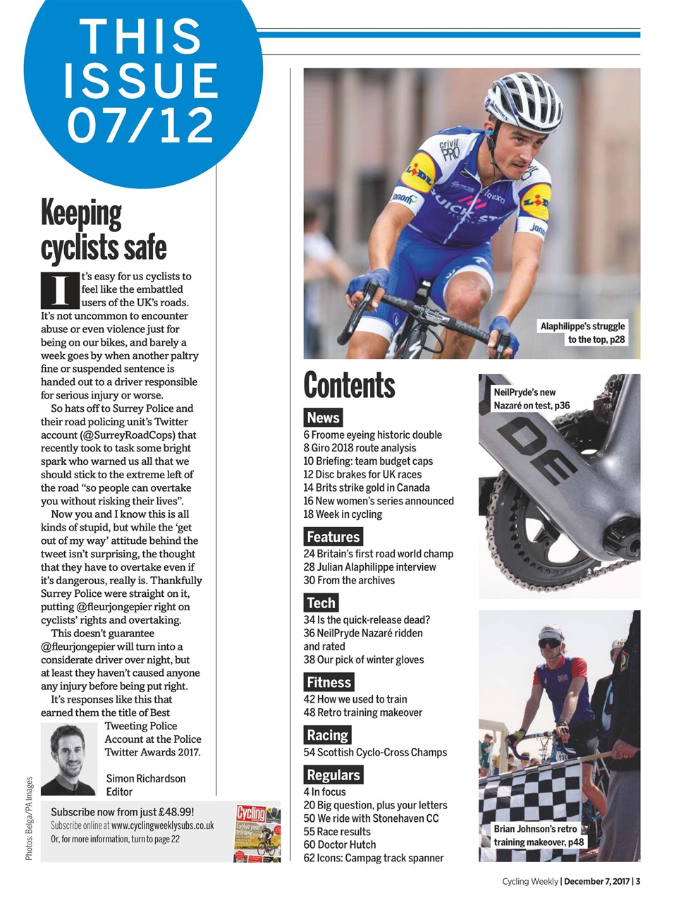 Cycling Weekly Preview Pages