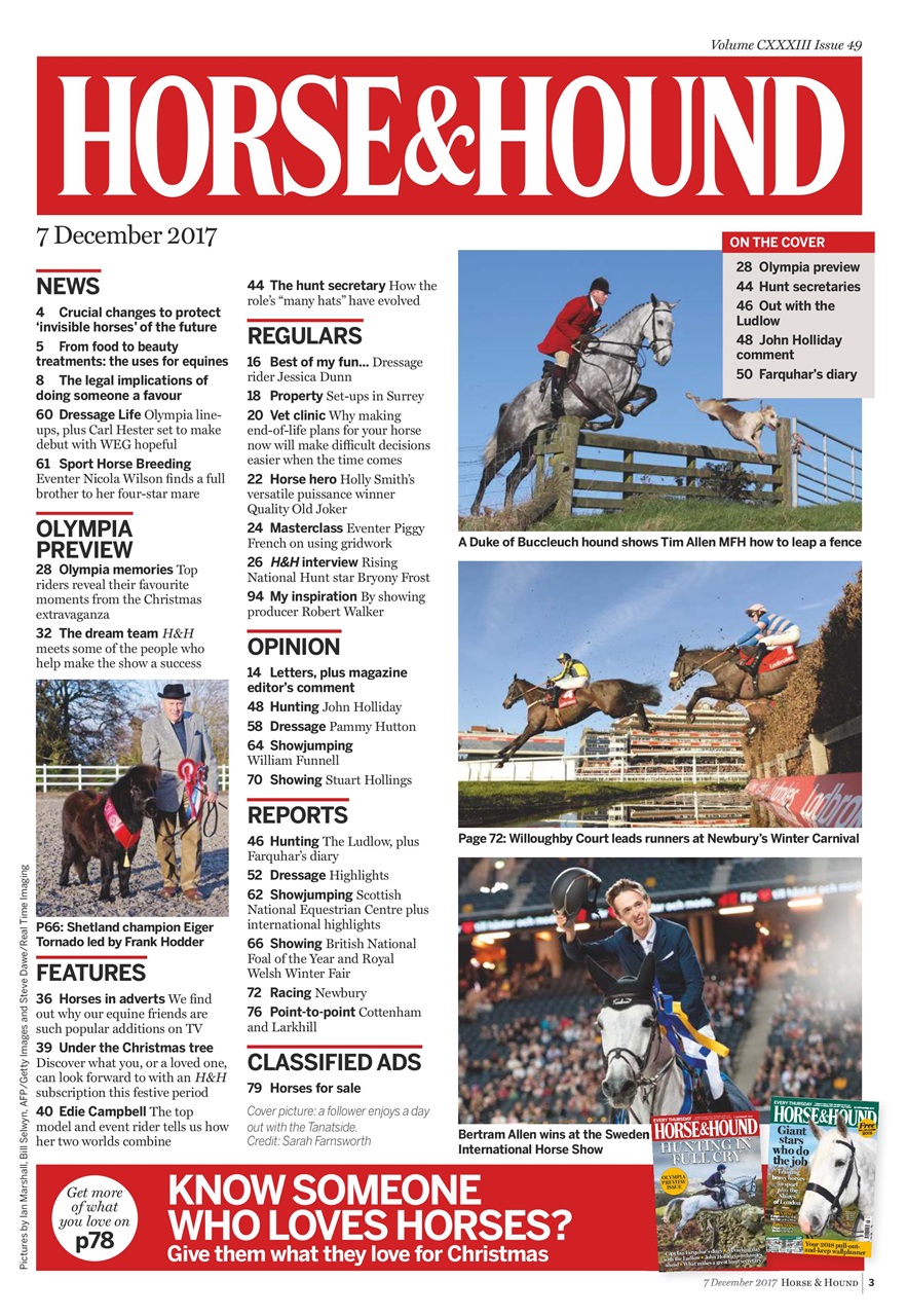 Horse & Hound Preview Pages