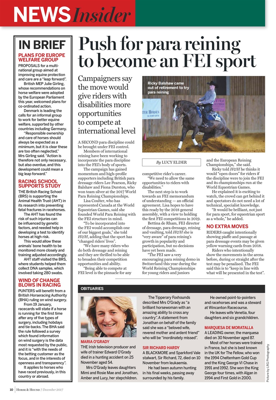 Horse & Hound Preview Pages