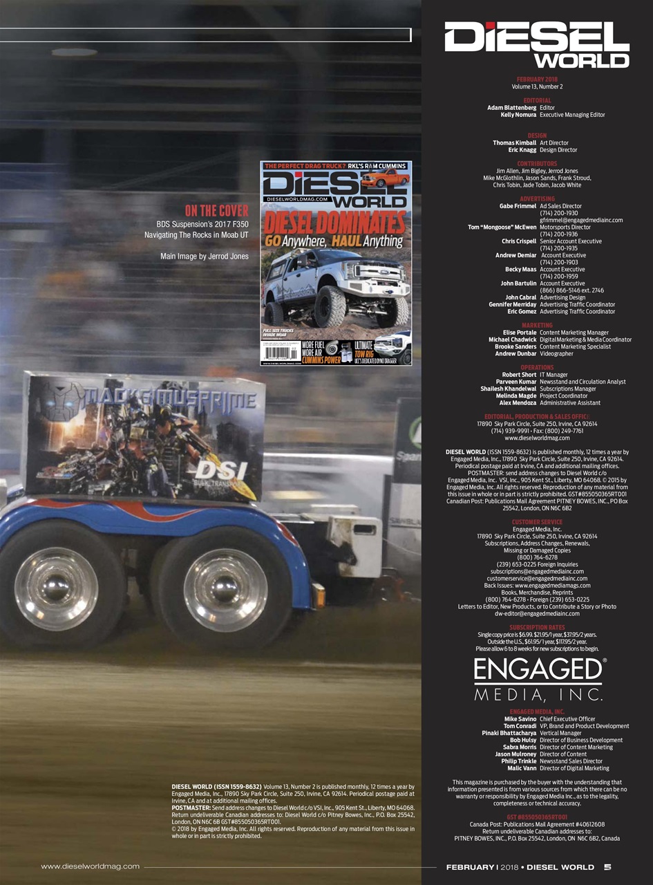 Diesel World Preview Pages