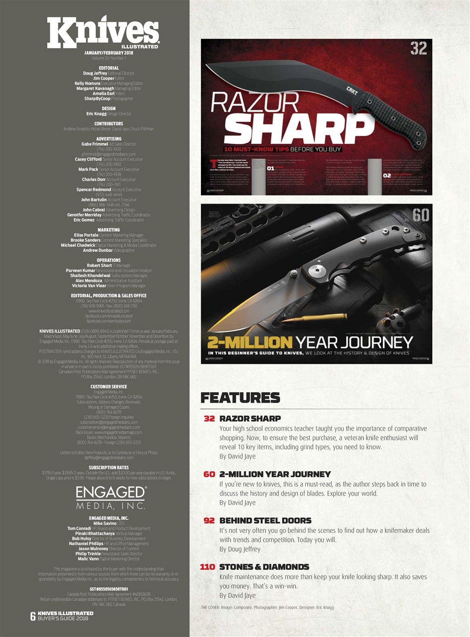 Knives Illustrated Preview Pages