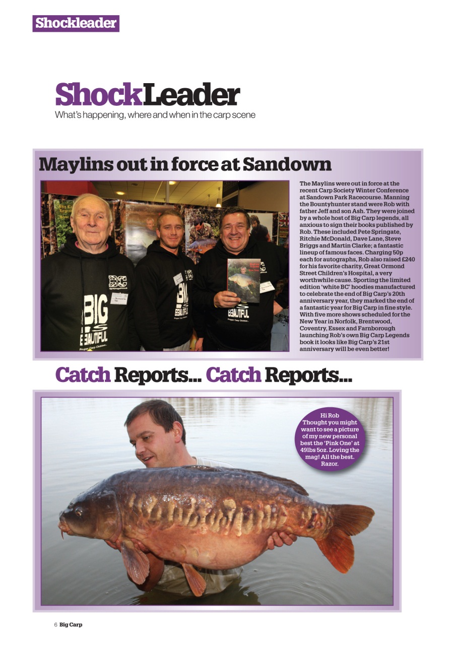 Big Carp Magazine Preview Pages