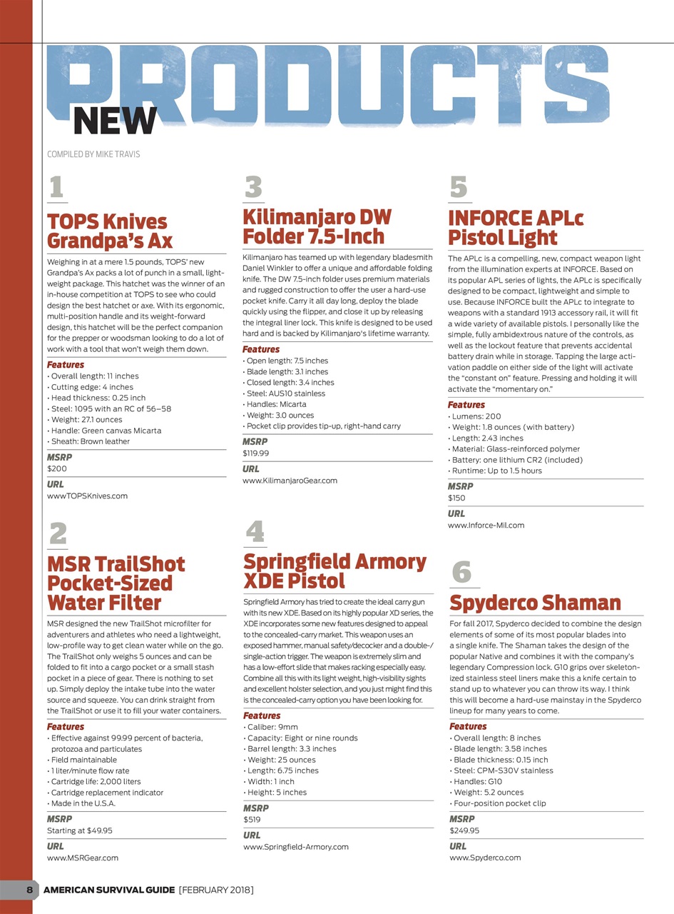 American Outdoor Guide: Boundless Preview Pages