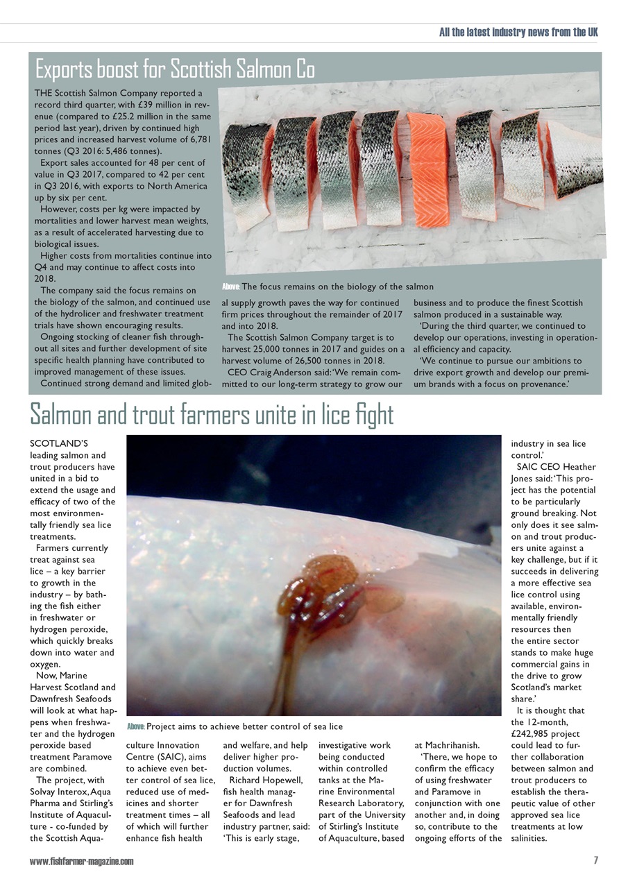 Fish Farmer Magazine Preview Pages