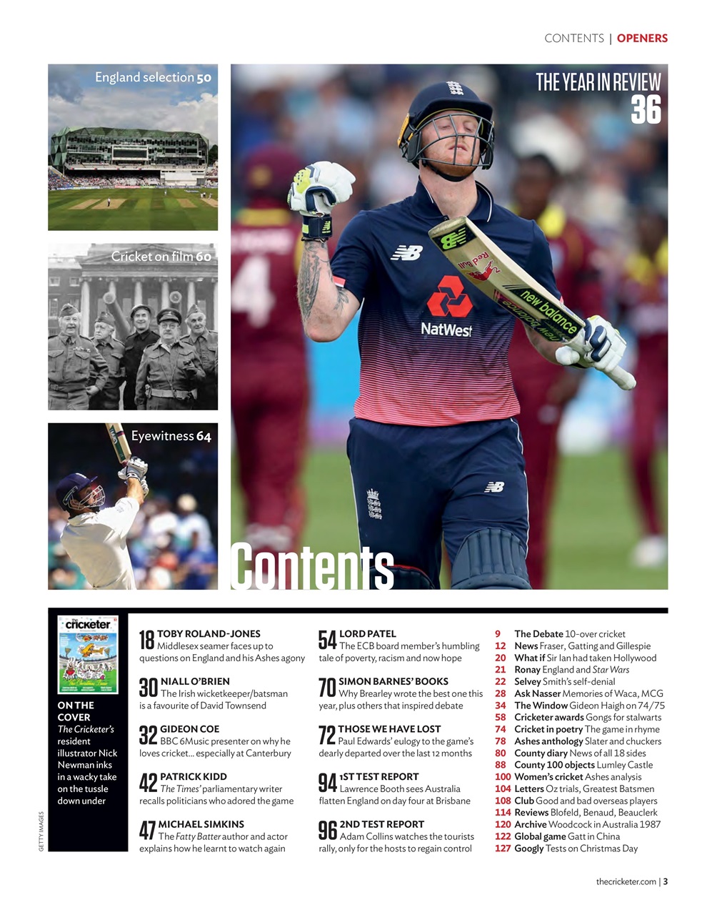 The Cricketer Magazine Preview Pages