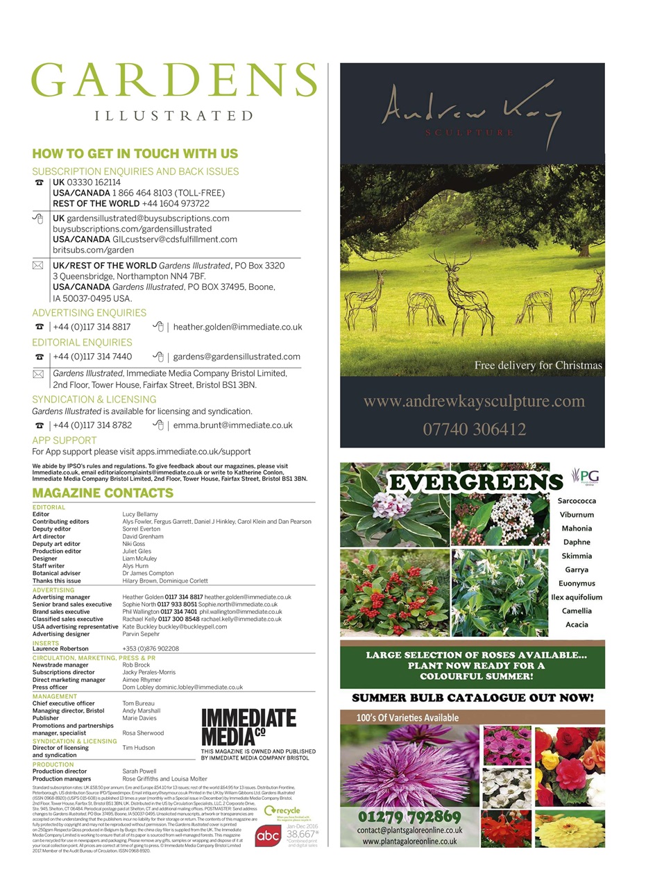 Gardens Illustrated Preview Pages