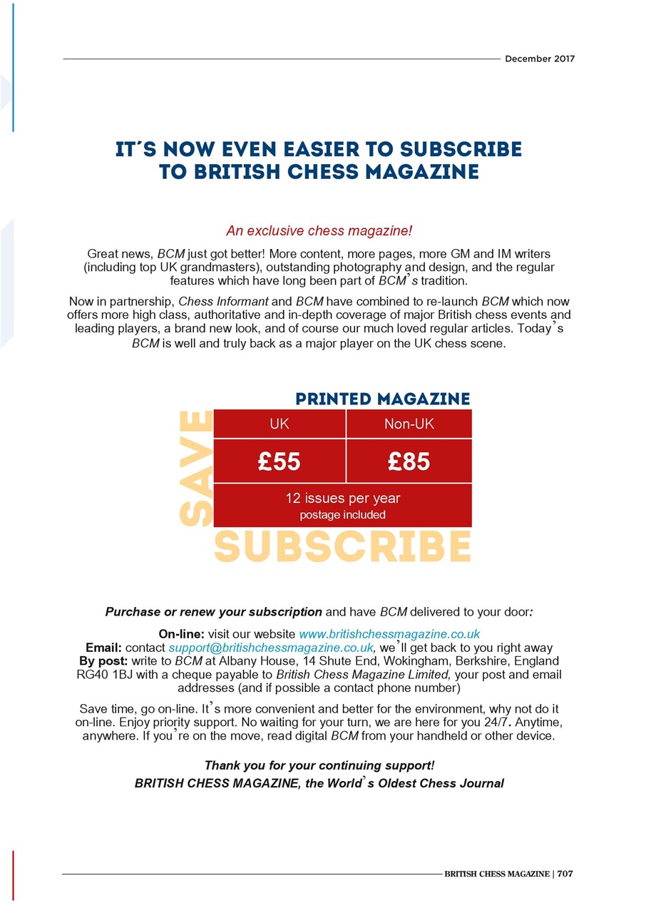 British Chess Magazine Preview Pages