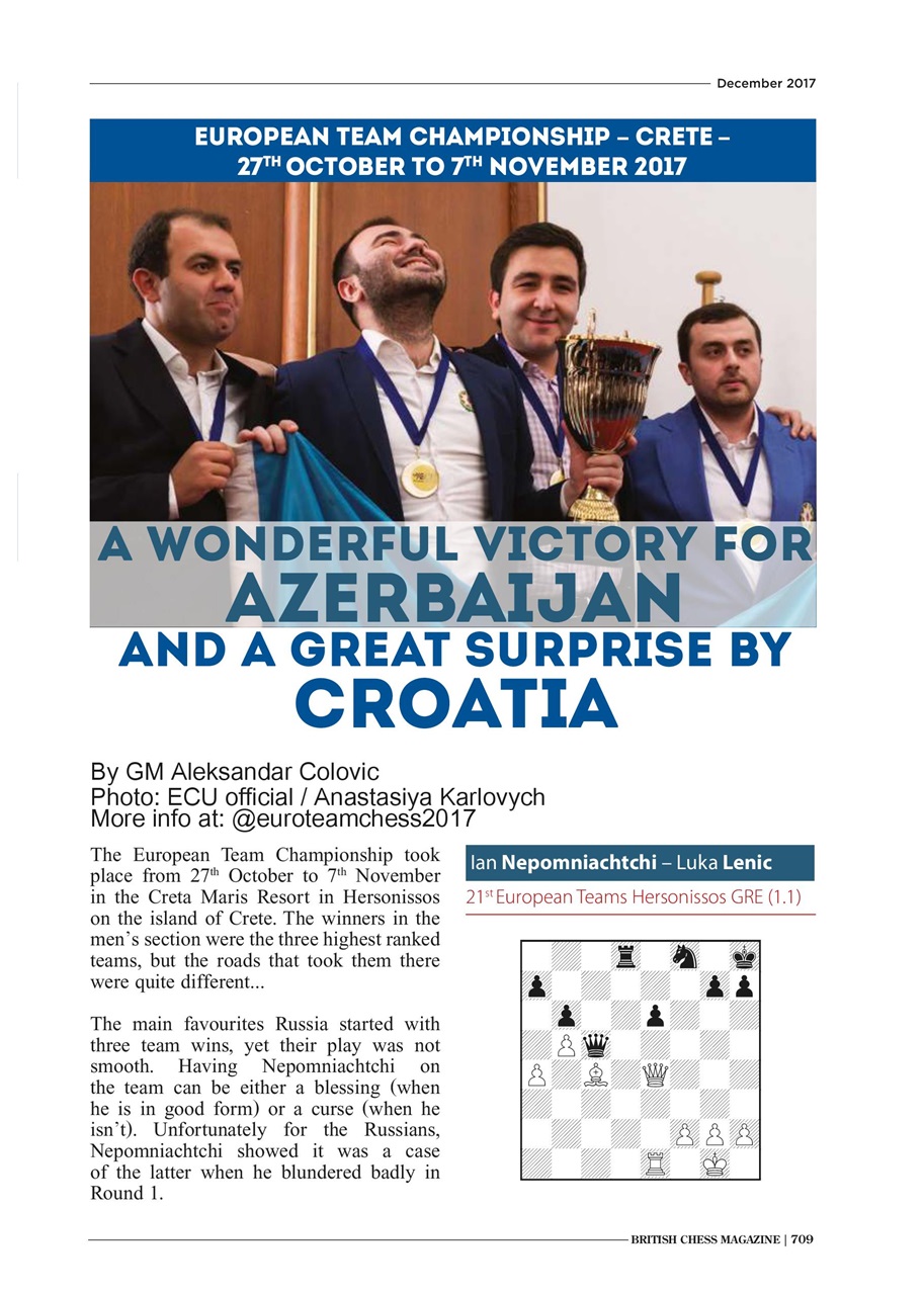 British Chess Magazine Preview Pages