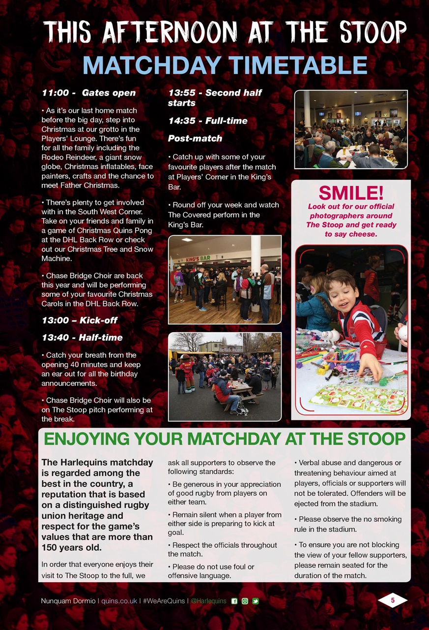 Harlequins Preview Pages