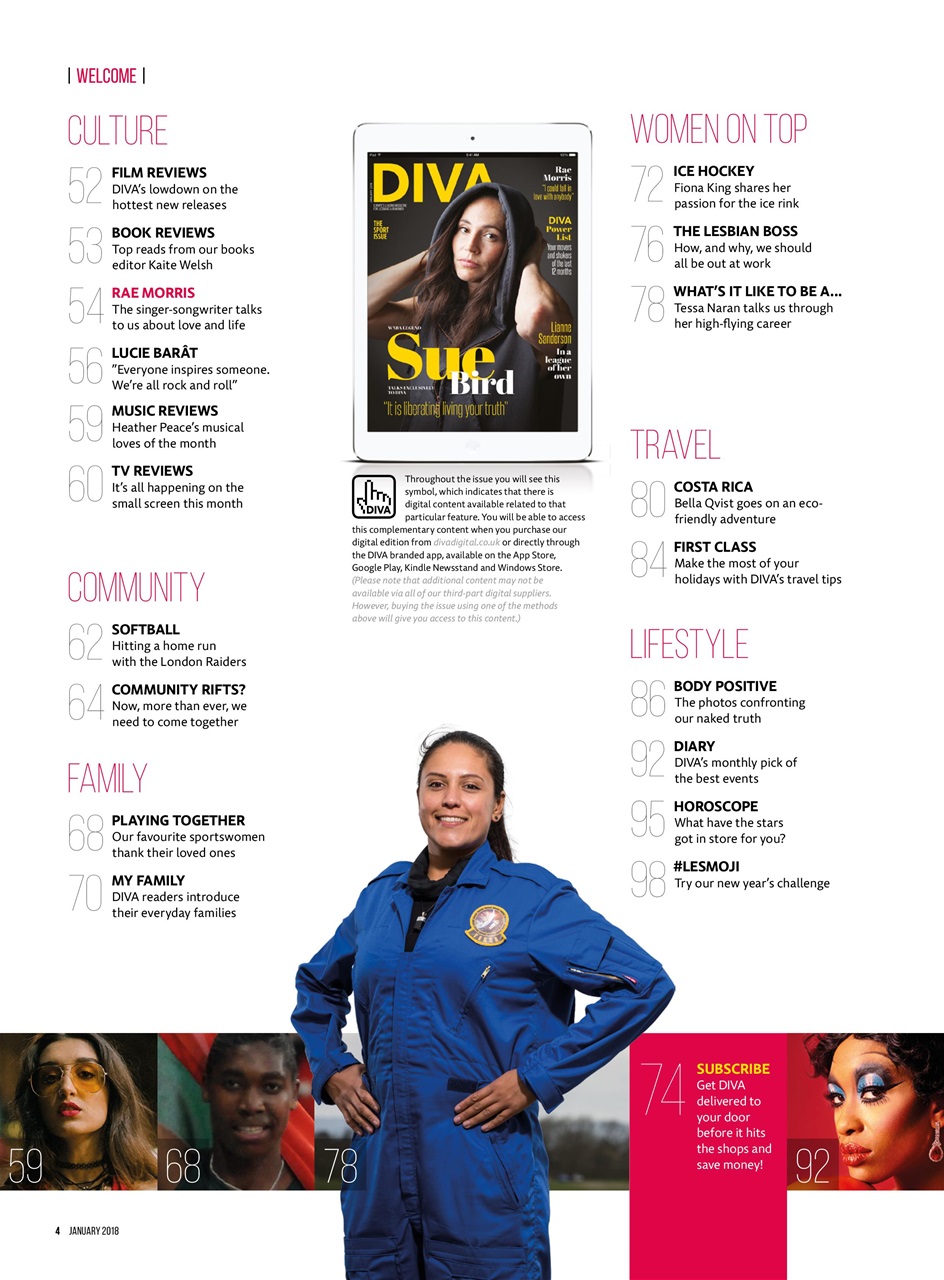 DIVA Magazine Preview Pages