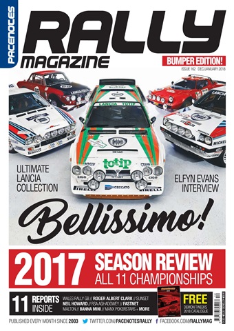 Pacenotes Rally magazine issue Issue 162 - Dec/Jan 2018
