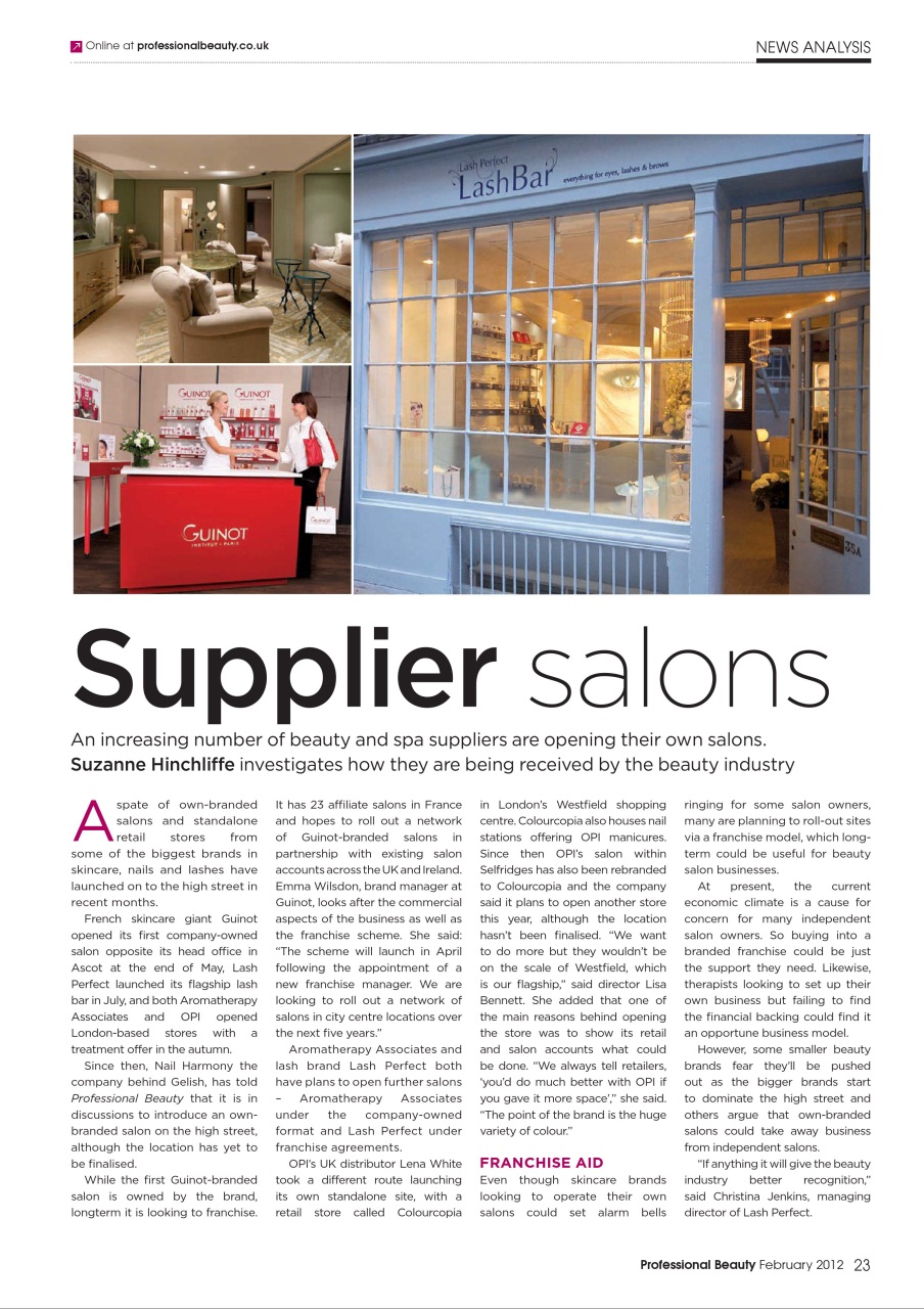 Professional Beauty Preview Pages