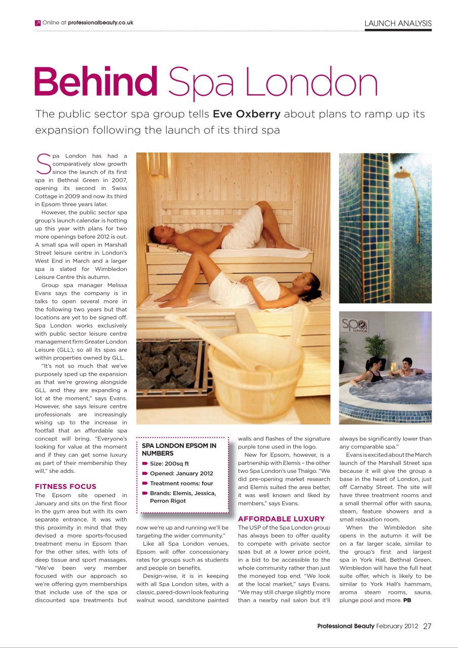 Professional Beauty Preview Pages