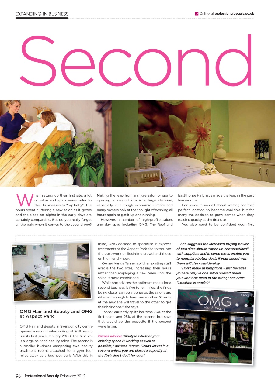 Professional Beauty Preview Pages