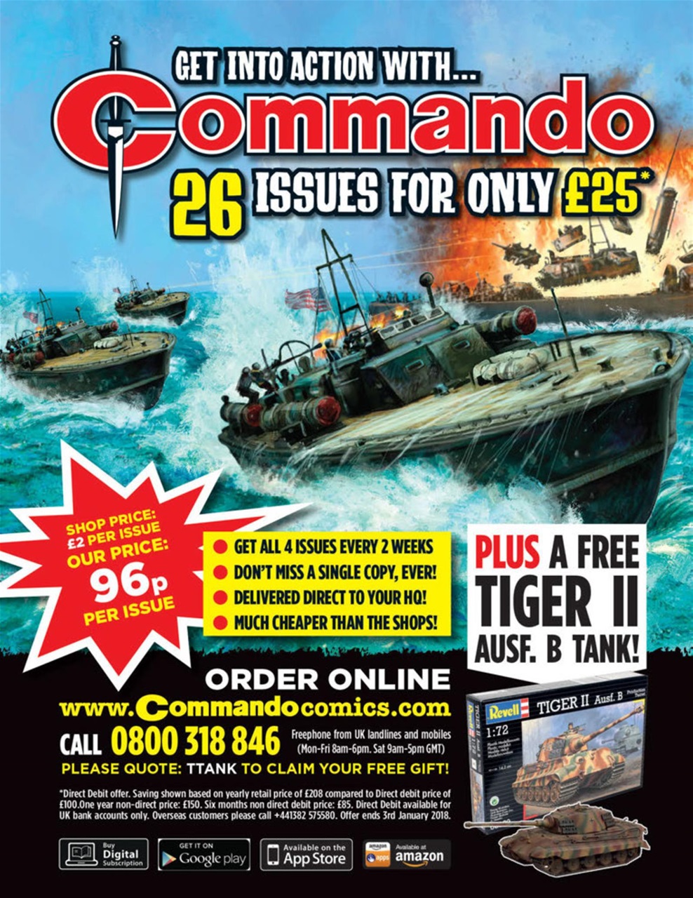 Commando Preview Pages