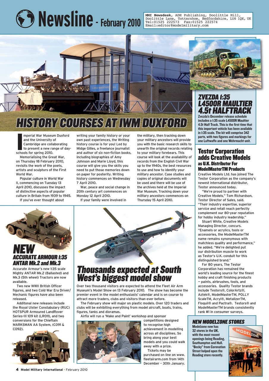 Model Military International Preview Pages