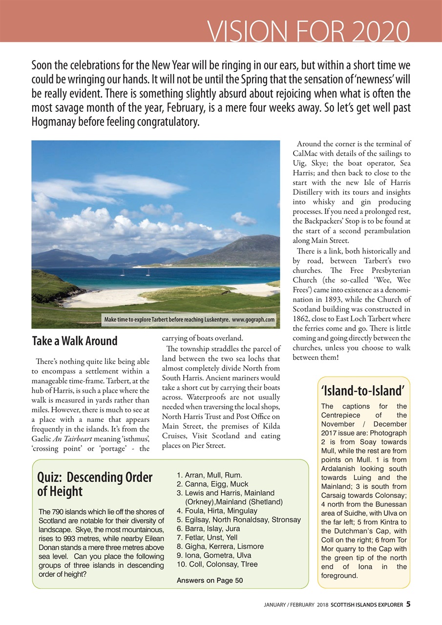 Scottish Islands Explorer Preview Pages