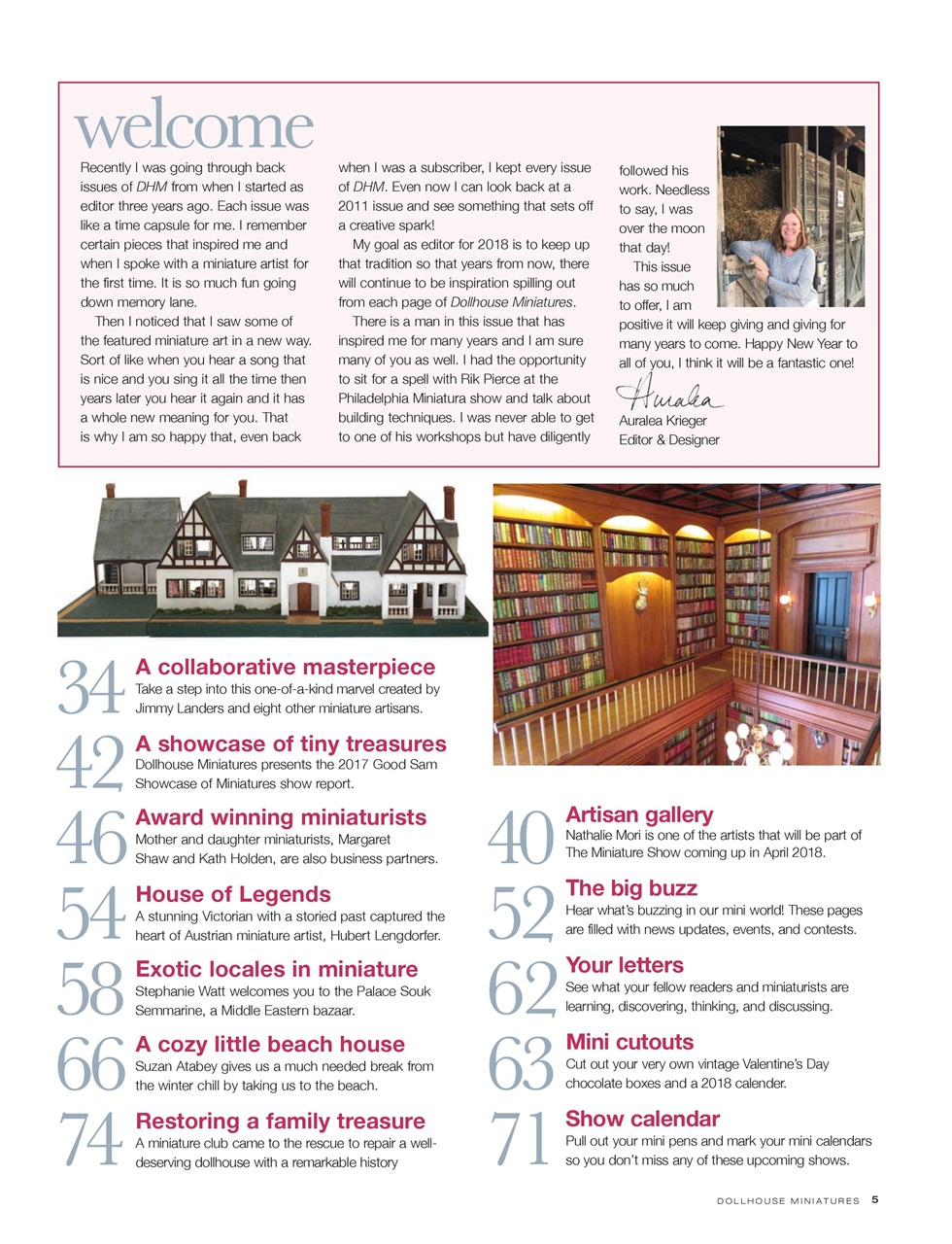 Dollhouse Miniatures Preview Pages