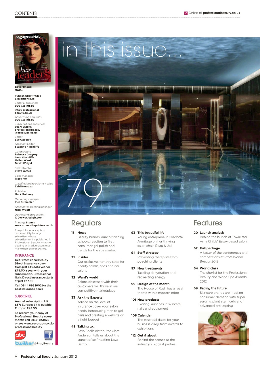 Professional Beauty Preview Pages