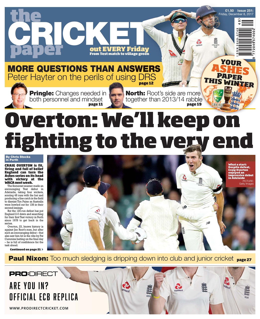 The Cricket Paper Preview Pages
