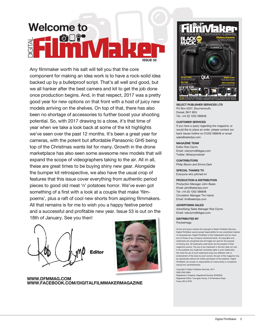 Digital FilmMaker Preview Pages