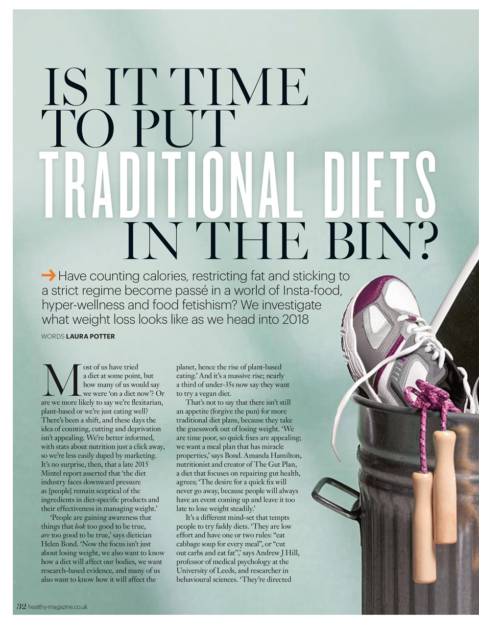 Healthy Magazine Preview Pages