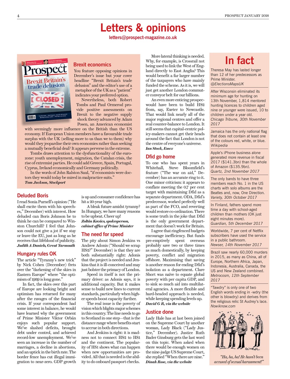 Prospect Magazine Preview Pages